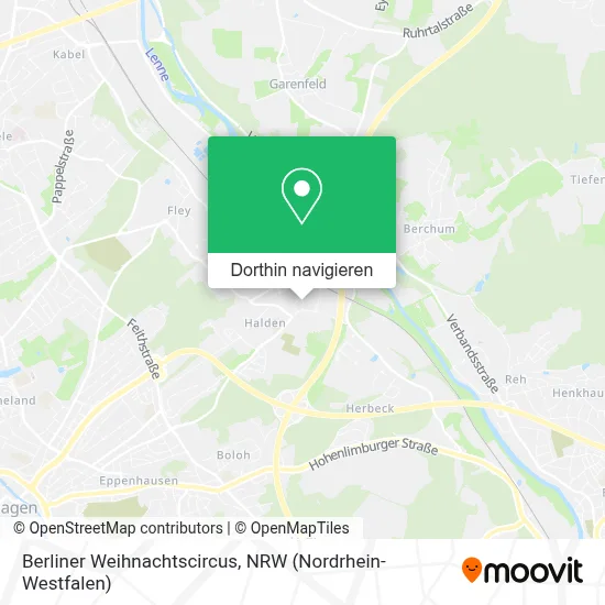 Berliner Weihnachtscircus Karte