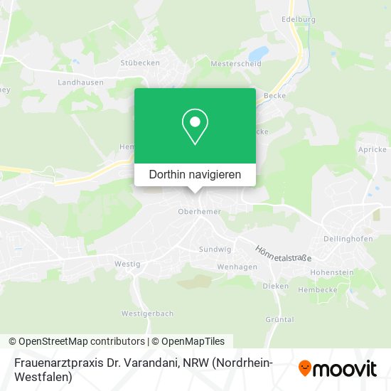 Frauenarztpraxis Dr. Varandani Karte