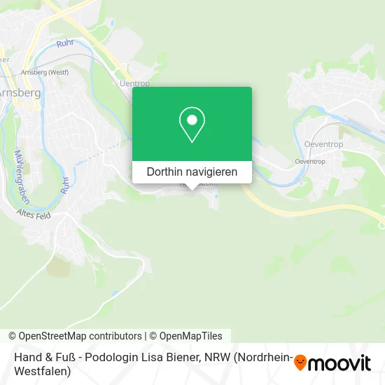 Hand & Fuß - Podologin Lisa Biener Karte