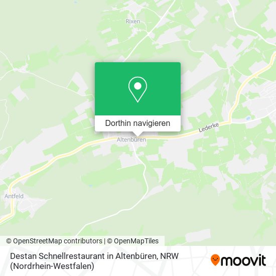 Destan Schnellrestaurant in Altenbüren Karte