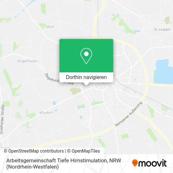 Arbeitsgemeinschaft Tiefe Hirnstimulation Karte