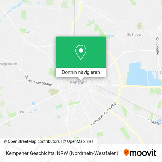 Kempener Geschichts Karte