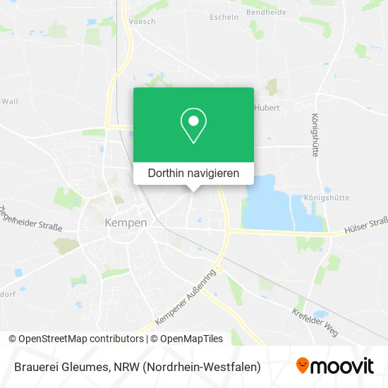 Brauerei Gleumes Karte