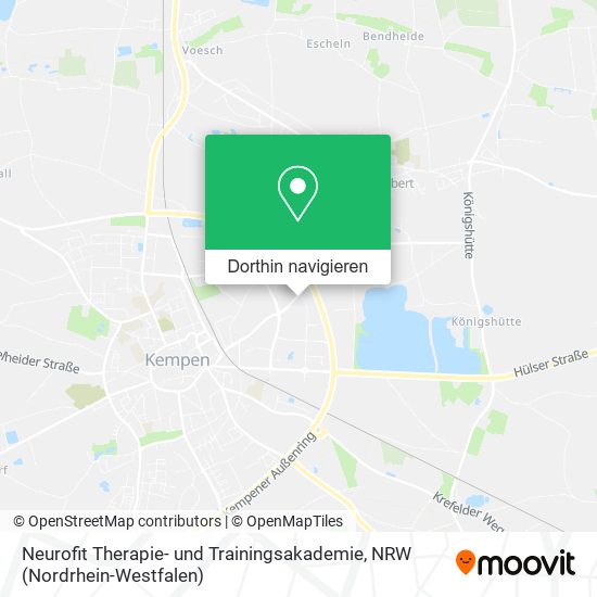 Neurofit Therapie- und Trainingsakademie Karte