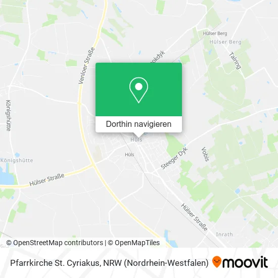 Pfarrkirche St. Cyriakus Karte