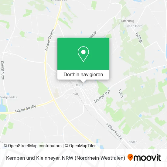 Kempen und Kleinheyer Karte