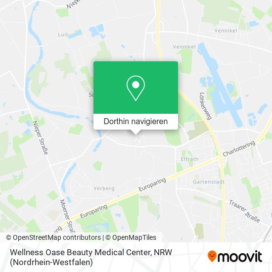 Wellness Oase Beauty Medical Center Karte