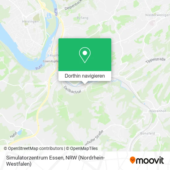 Simulatorzentrum Essen Karte