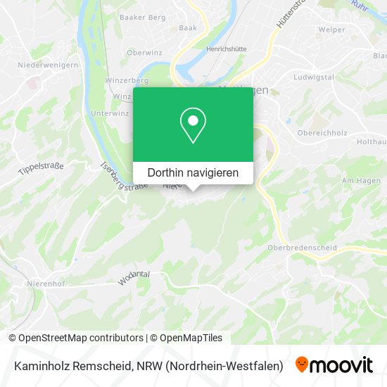 Kaminholz Remscheid Karte