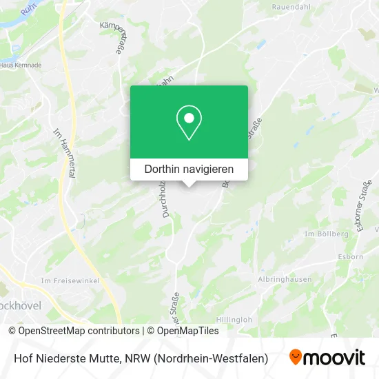 Hof Niederste Mutte Karte