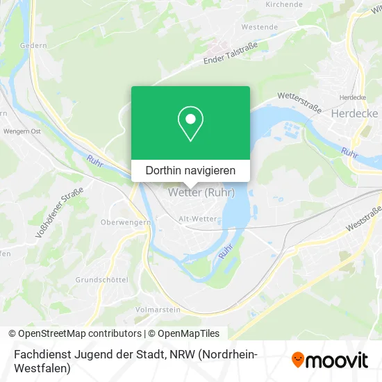 Fachdienst Jugend der Stadt Karte