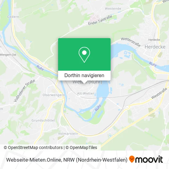 Webseite-Mieten.Online Karte