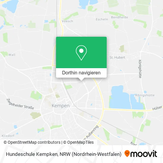 Hundeschule Kempken Karte