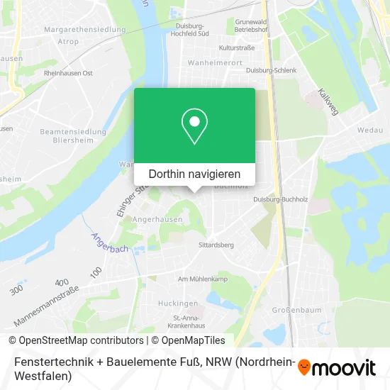 Fenstertechnik + Bauelemente Fuß Karte