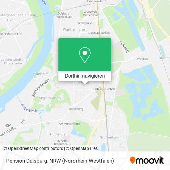 Pension Duisburg Karte