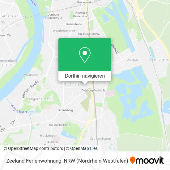 Zeeland Ferienwohnung Karte