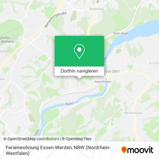 Ferienwohnung Essen-Werden Karte