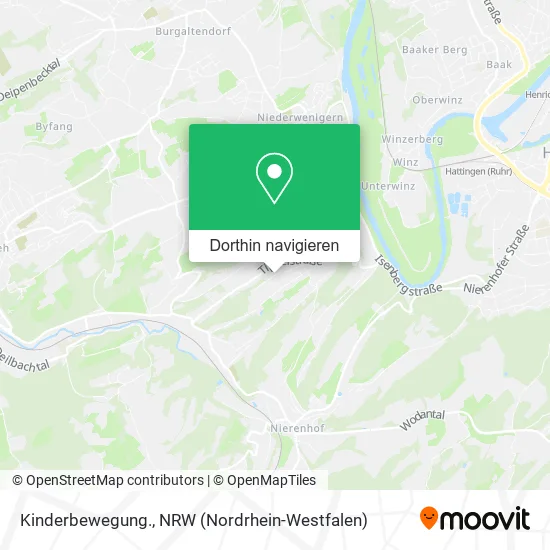 Kinderbewegung. Karte