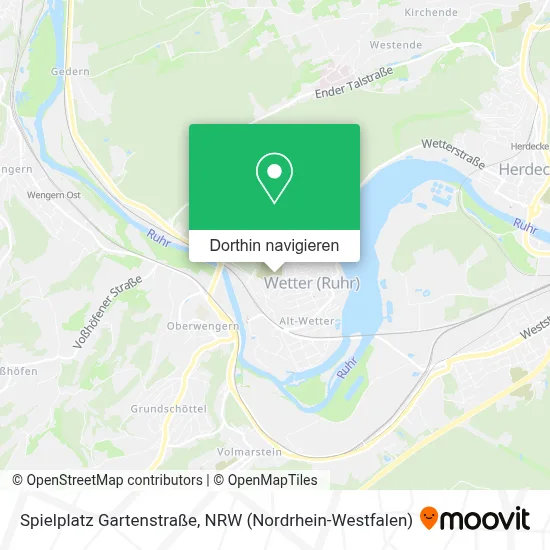 Spielplatz Gartenstraße Karte