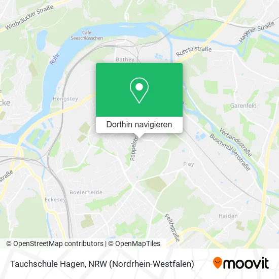 Tauchschule Hagen Karte