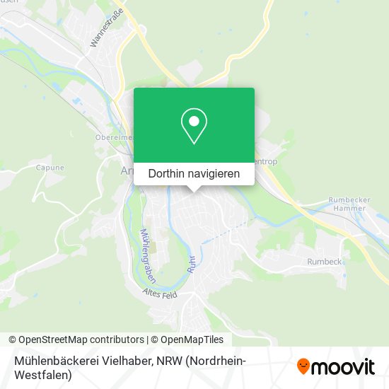 Mühlenbäckerei Vielhaber Karte