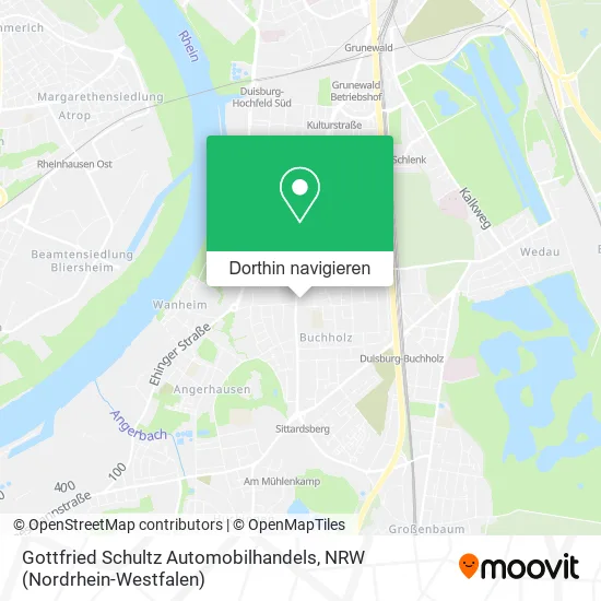 Gottfried Schultz Automobilhandels Karte