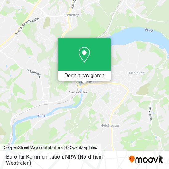 Büro für Kommunikation Karte