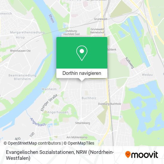 Evangelischen Sozialstationen Karte