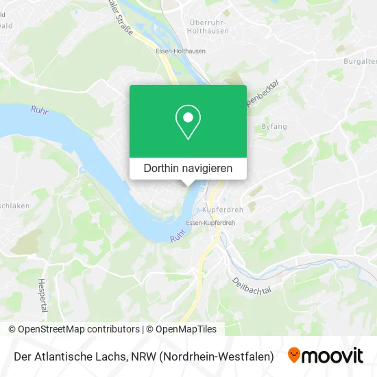 Der Atlantische Lachs Karte