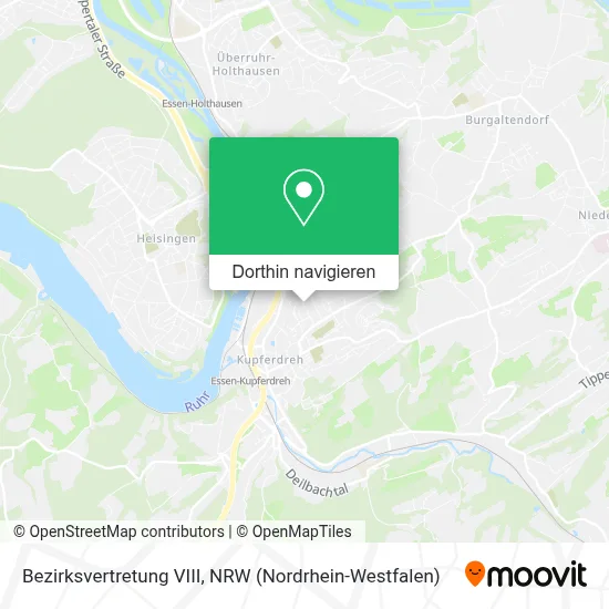 Bezirksvertretung VIII Karte