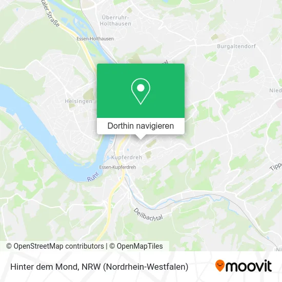 Hinter dem Mond Karte