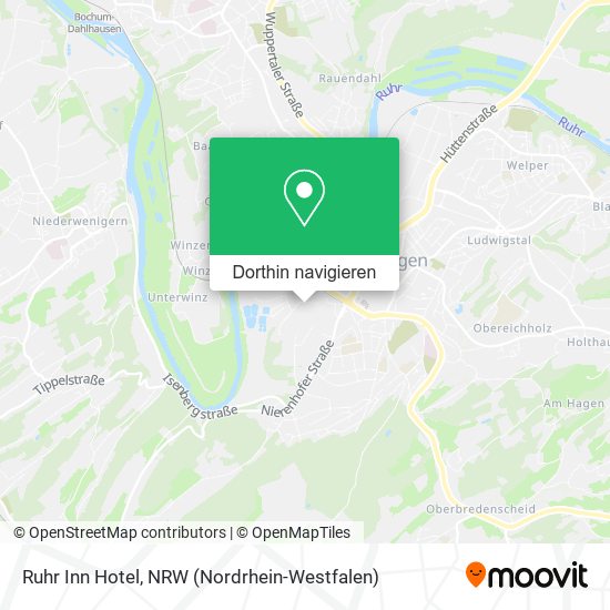 Ruhr Inn Hotel Karte