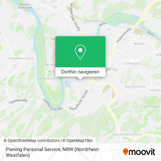 Piening Personal Service Karte