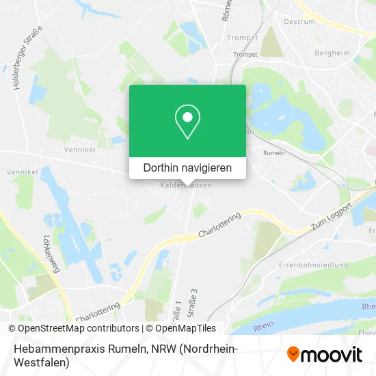 Hebammenpraxis Rumeln Karte