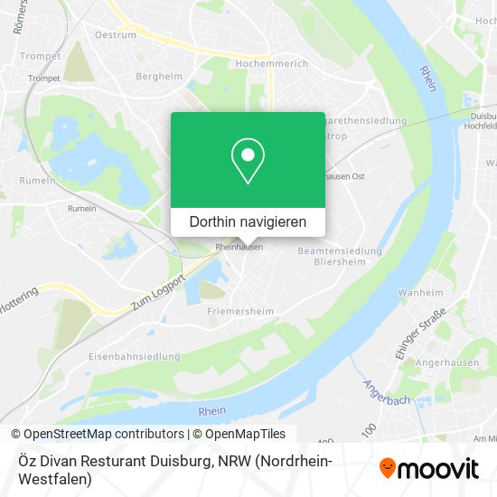 Öz Divan Resturant Duisburg Karte