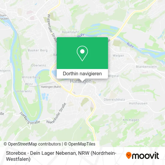 Storebox - Dein Lager Nebenan Karte