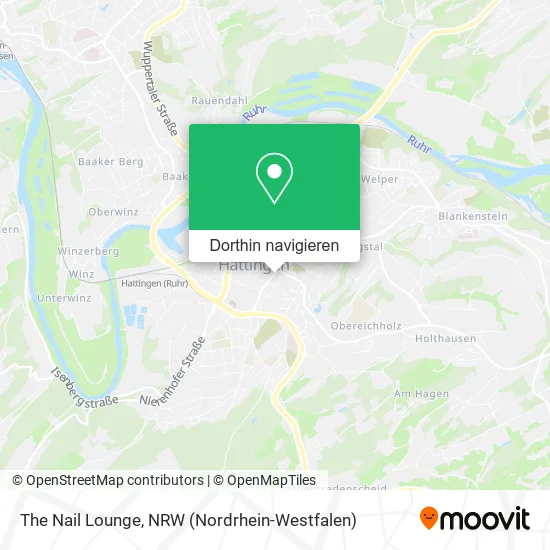 The Nail Lounge Karte