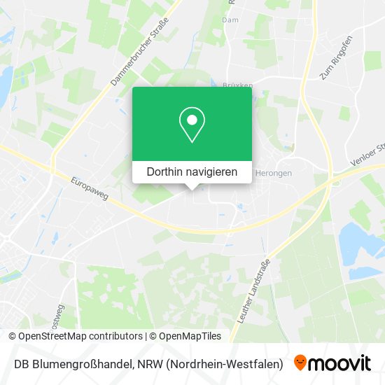 DB Blumengroßhandel Karte