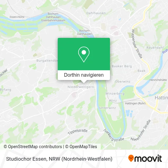 Studiochor Essen Karte