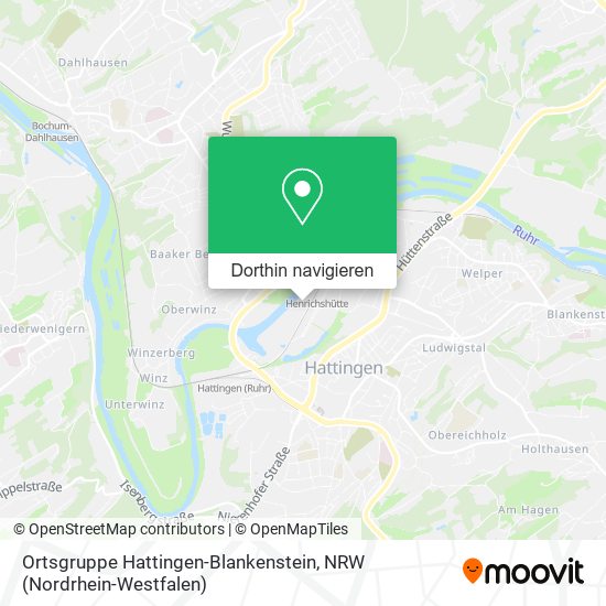 Ortsgruppe Hattingen-Blankenstein Karte