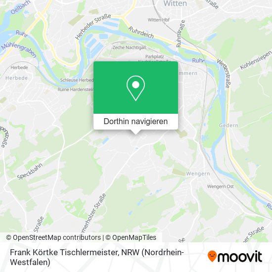 Frank Körtke Tischlermeister Karte