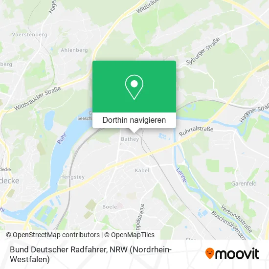 Bund Deutscher Radfahrer Karte