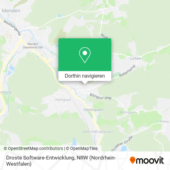 Droste Software-Entwicklung Karte