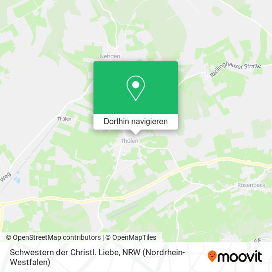 Schwestern der Christl. Liebe Karte