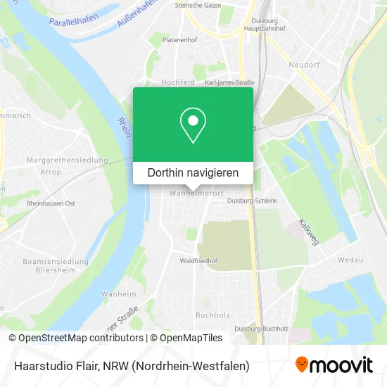 Haarstudio Flair Karte