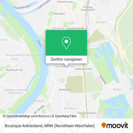 Boutique Ankleidend Karte