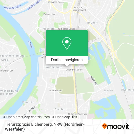 Tierarztpraxis Eichenberg Karte