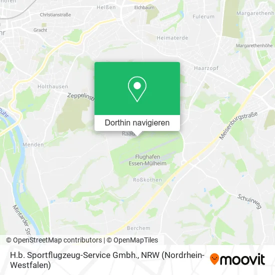 H.b. Sportflugzeug-Service Gmbh. Karte