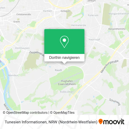 Tunesien Informationen Karte