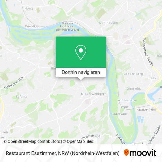 Restaurant Esszimmer Karte